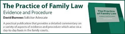 David Burrows - Practice of Family Law: Evidence and Procedure 