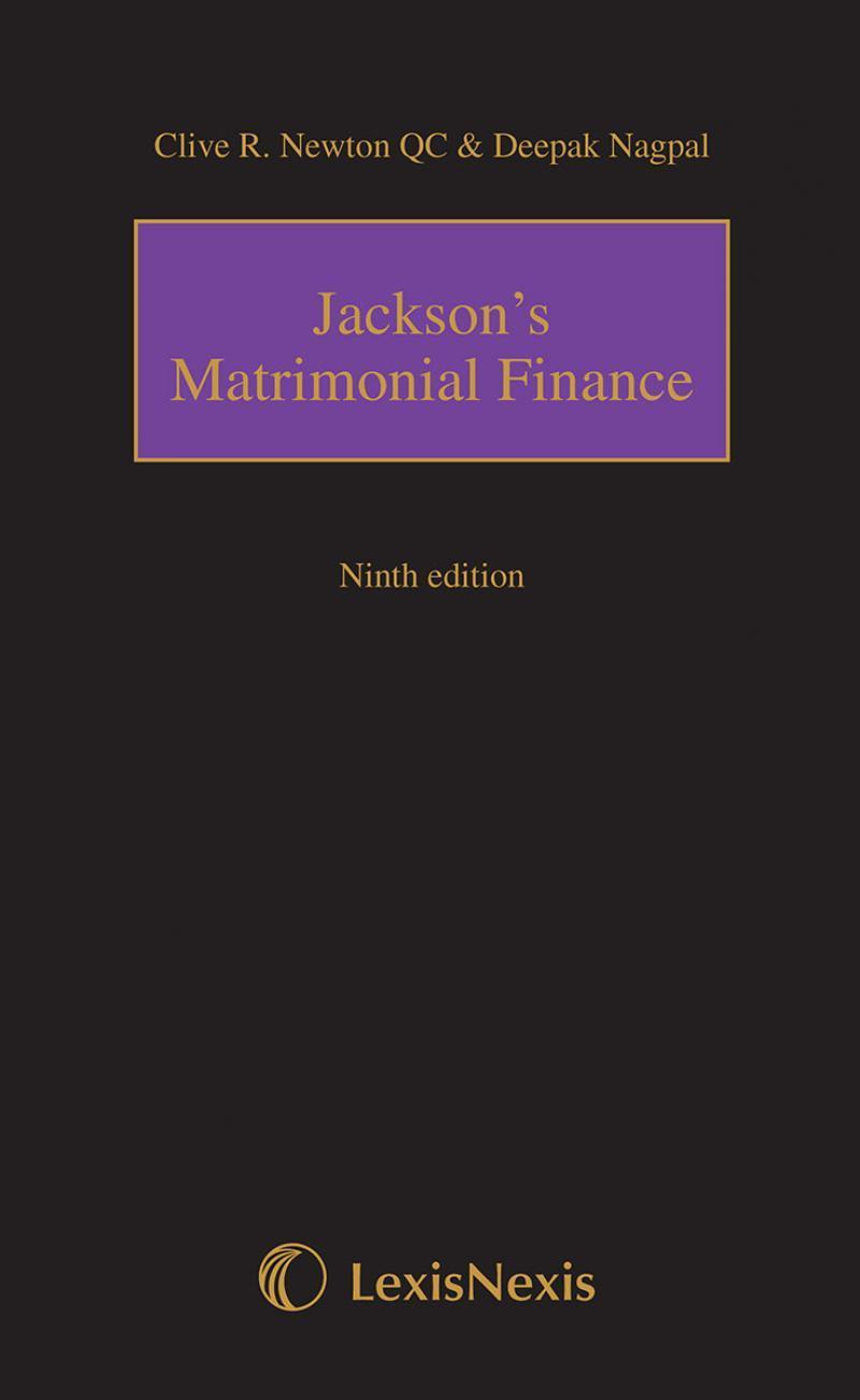 Jackson's Matrimonial Finance eBook