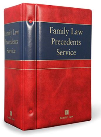 Family Law Precedents Service